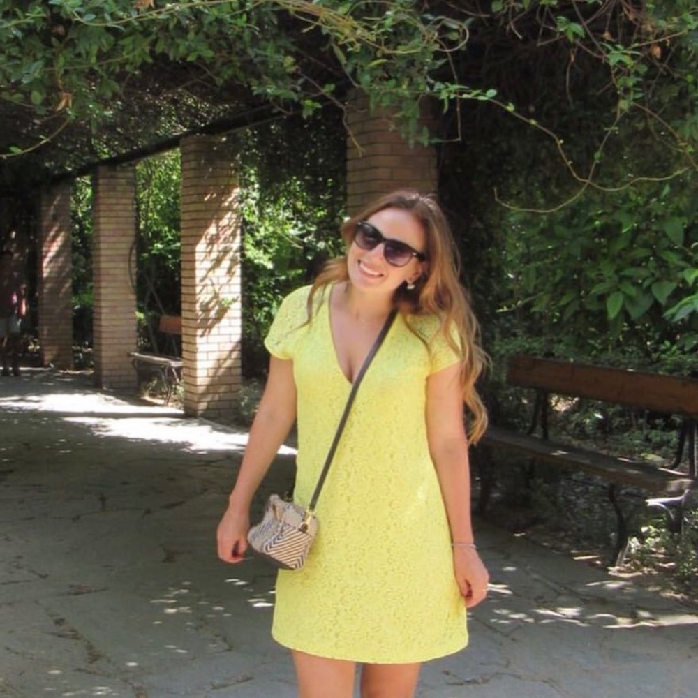 Zara lace mini dress